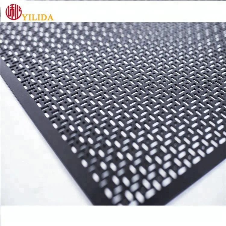 PVDF Coated Aluminum Perforated Metal Mesh for Curtain the Wall