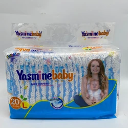 custom wholesale SAP super absorbing Couche Diapers Yasminebaby soft breathable diaper nappies for sale