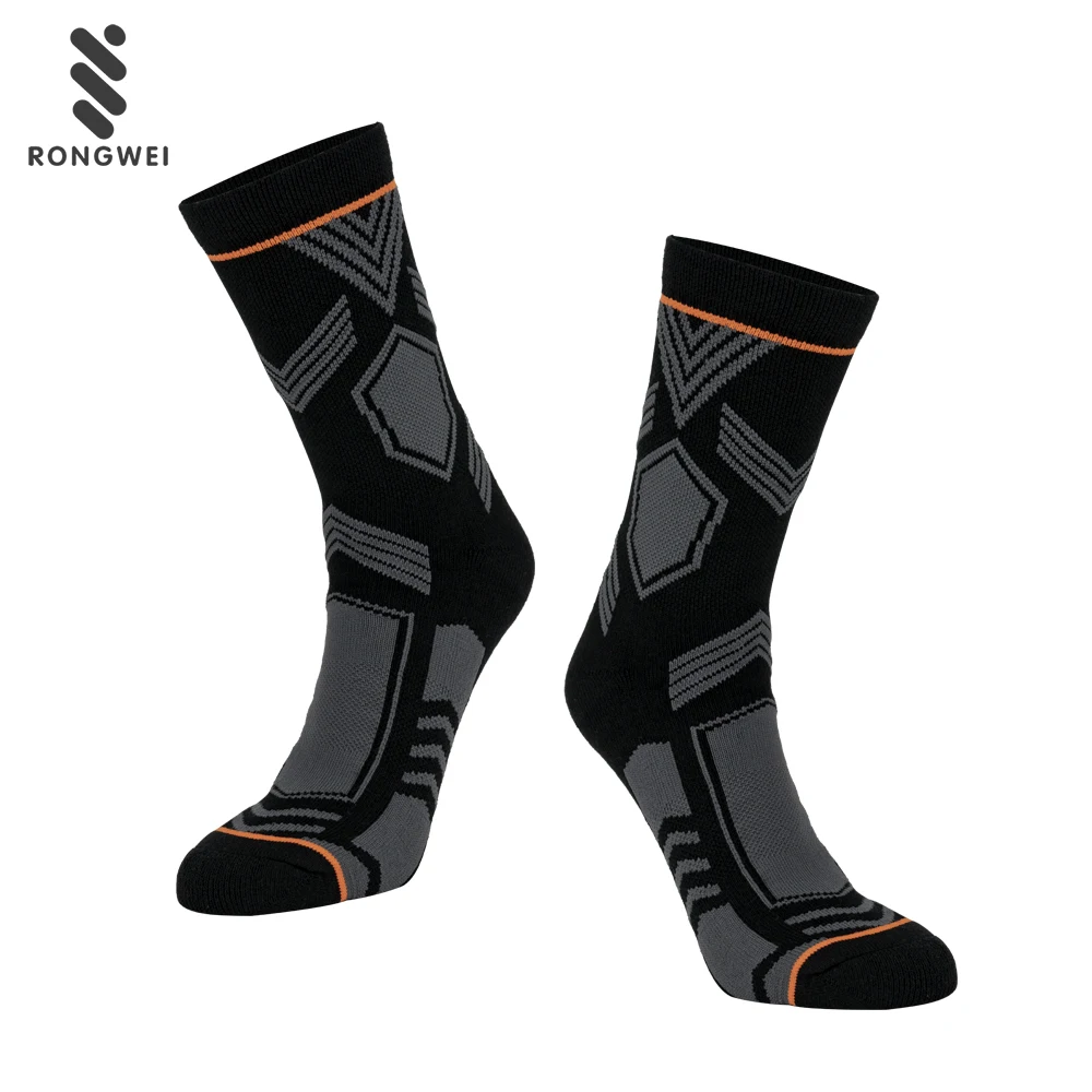 Custom black and grey thick towel bottom elite basketball socks