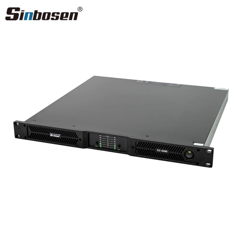 D2-4500 2 Channel Amplificador De Audio  20000 Watts 1u Digital Power Amplifier