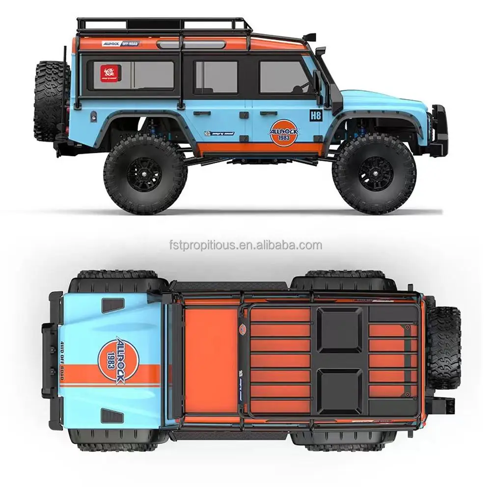 HYPER GO MJX H8H 1/8 RC Car 4WD 2.4G Remote Control Truck Off-road Climbing Simulation Vehicle with Differential Lock RC Toys