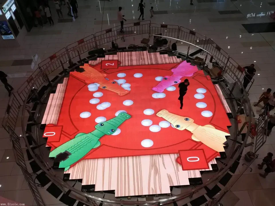 Factory price interactive P2.976 P3.91 LED dance floor Indoor Outdoor for shopping mall advertising exhibition hall