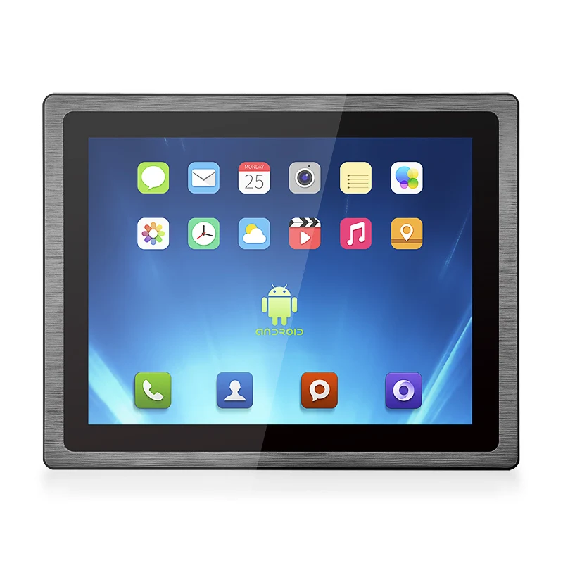 Fanless Hmi Embedded Vesa 19' Win Linux Industrial Panel Pc Computer Touch Screen Panel All In One Wall Mount Pc