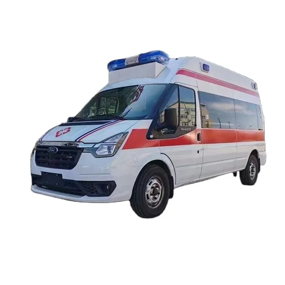 High Quality F-ORD Diesel 4*2 Ward-Type Ambulance Accident Emergency Ambulance Car