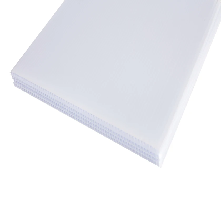 Hot Selling Recyclable 5mm Corrugated Hollow Plastic Polypropylene Pp Sheet corflute sheet