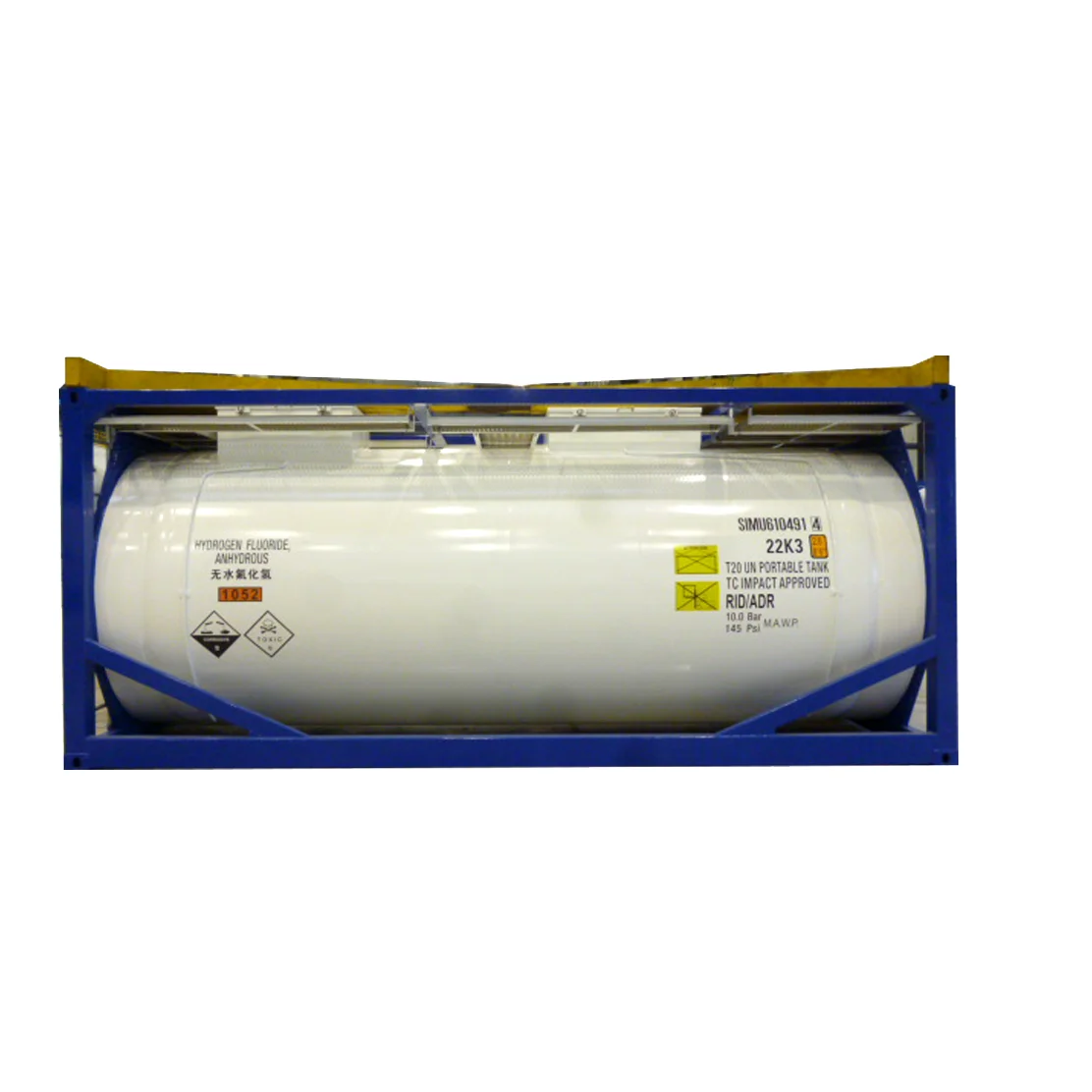 Cost-effective large capacity high purity hydrofluoric acid anhydrous hydrogen fluoride acid tank
