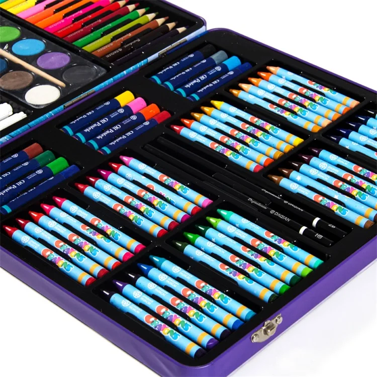 Manufacturer Supplies Custom School Girl Boy Pencil Box Art Set Kids Pencil Case Big Capacity School Supplies Set