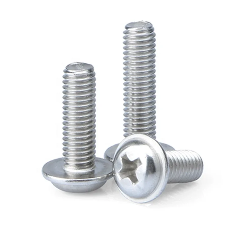 Stainless steel cross recessed truss head phillips machine screw