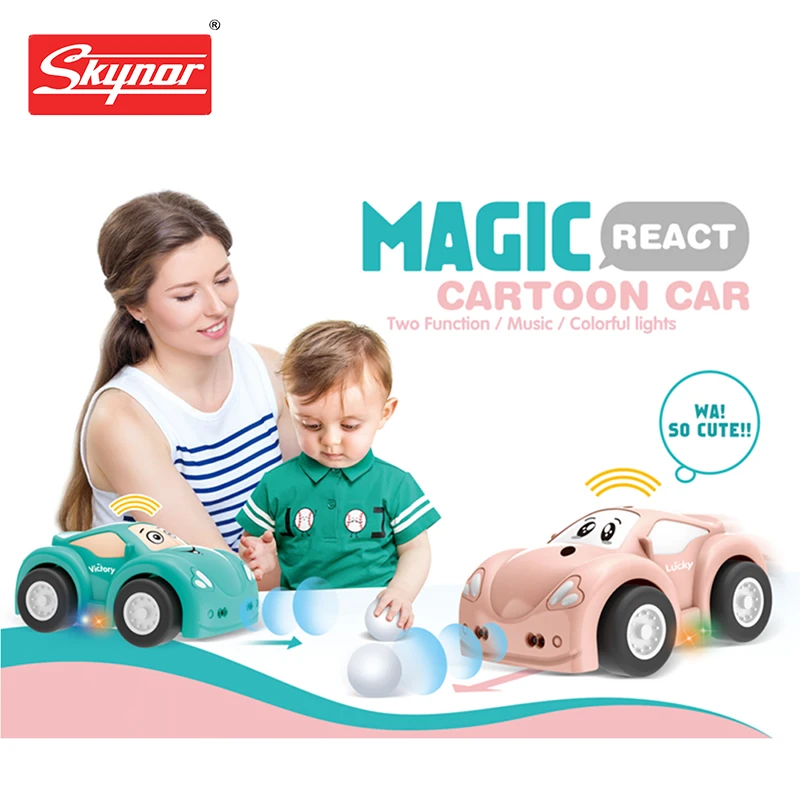 2022 newest popular toys small smart rc toy Cartoon sensing car with music for kids remote control vehicle rc vehicle Car rc Toy