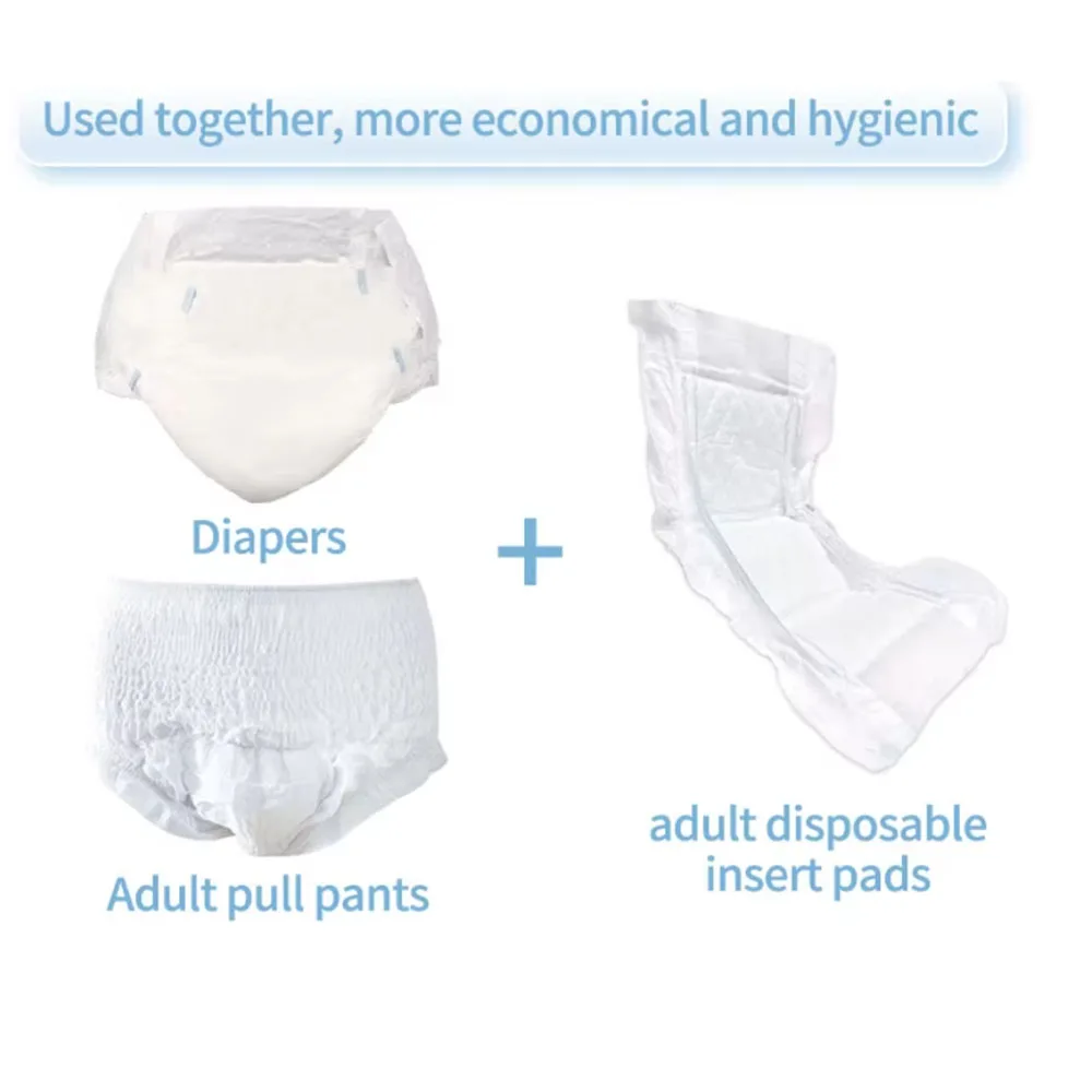 Large  Manufacturer in China  Adult Nappies  Breathable Adult  Nappies Disposable