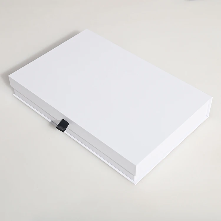 Custom Black With Lid And Foam Insert Luxury Skincare Magnetic Gift Box For Cosmetic Packaging
