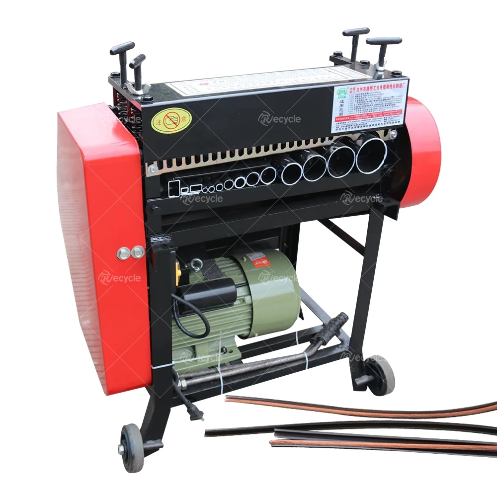 Multifunctional Copper Wire Stripping Machine For Waste Wires Cables Small Automatic Copper Wire Stripper Machine