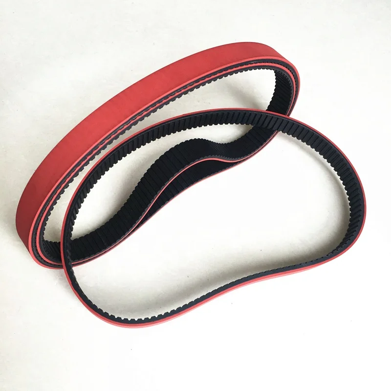 Красный резиновый ремень ГРМ для упаковочной машины