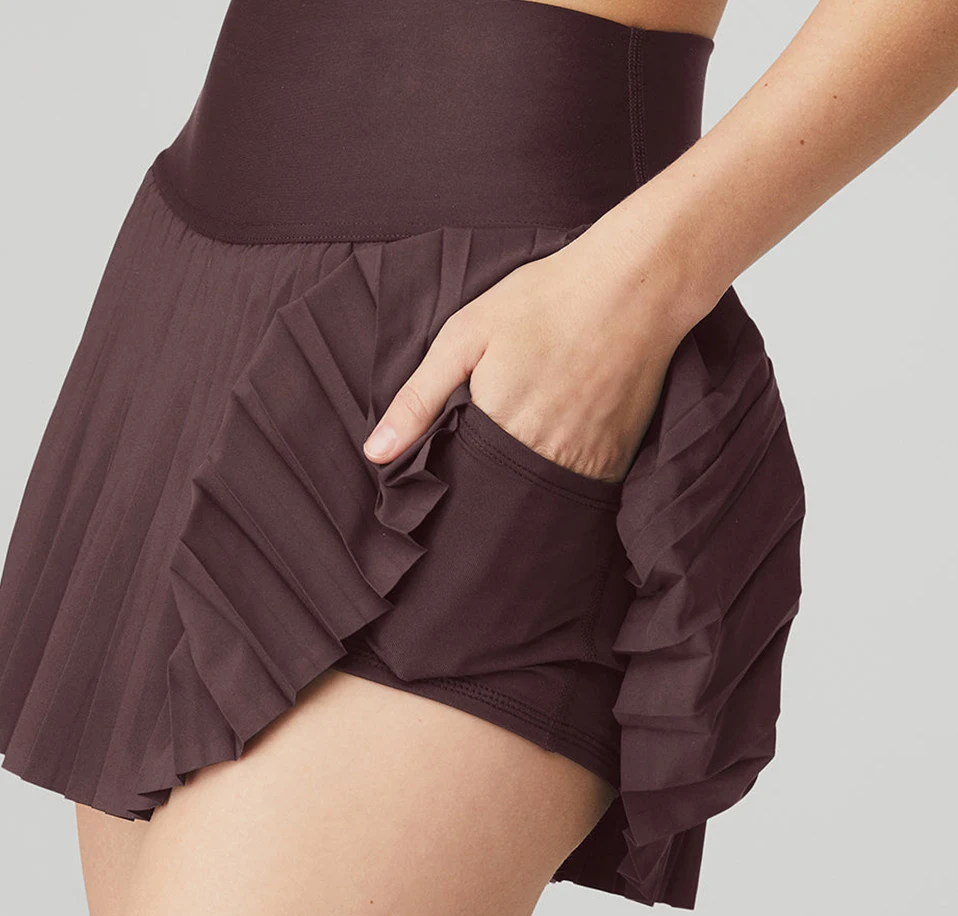 Wholesale  Gym Wear Girls Fitness Wrap Tennis Dress Women Pleated Tennis Skirts