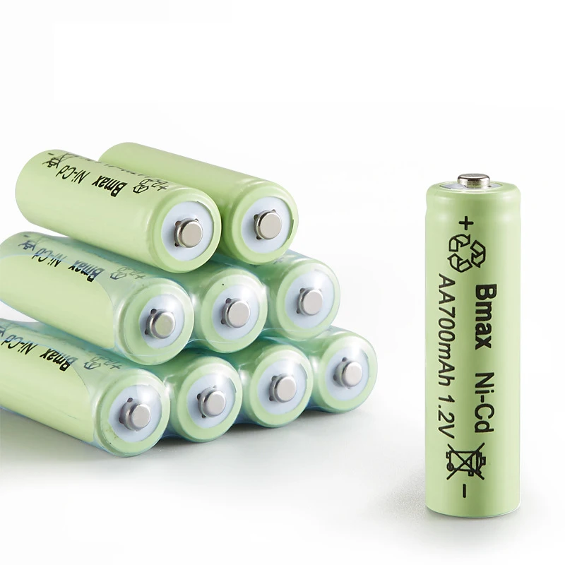 aa 700mah Rechargeable Batteries NiCd 1.2v Garden Solar Ni-Cd Light LED  battery