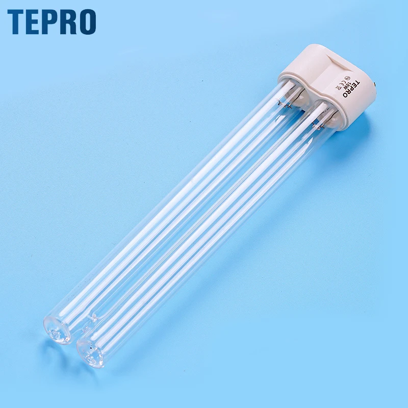 CUH18L/2G11 H Shape 7w 9w 11w 13w 18w 24w Quartz Glass Uvc Ultraviolet Lights Durable Uv Germicidal Lamp For Air Purification
