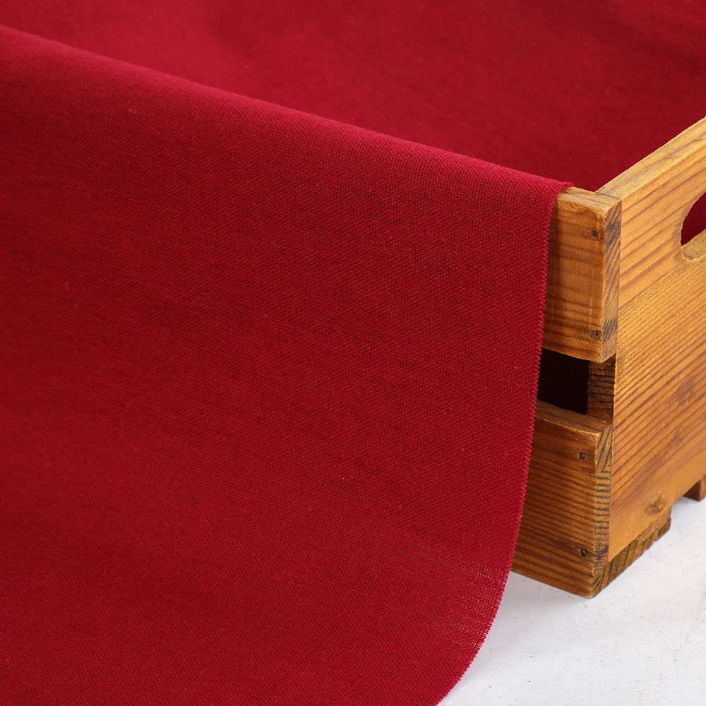 Shaoxing Textile Market Fashion Softer Garment  Style Linen Poly  recycle ones in Light weight Material Blackout Feature