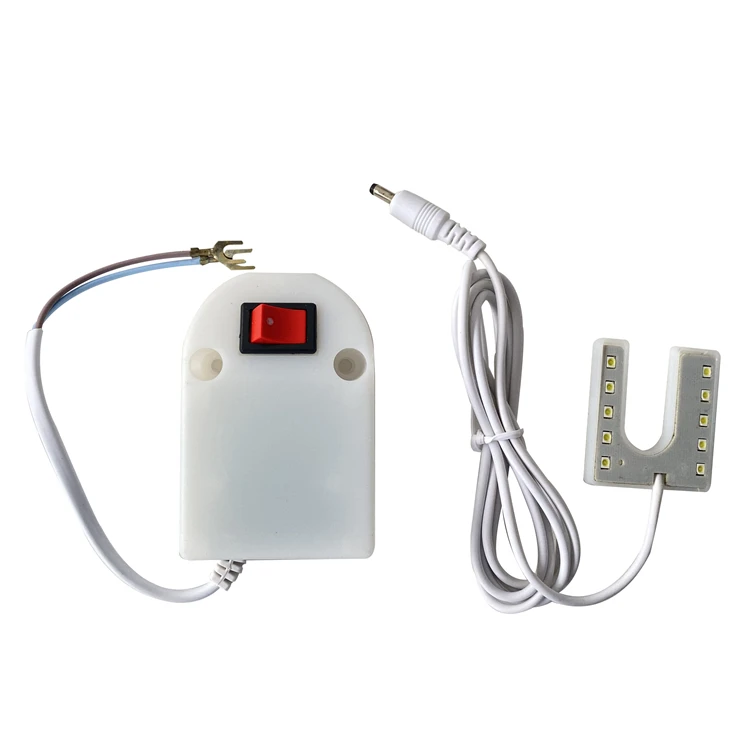 Industrial sewing machine working lamp led work lamp 10 beads led light, u type led sewing machine lamp