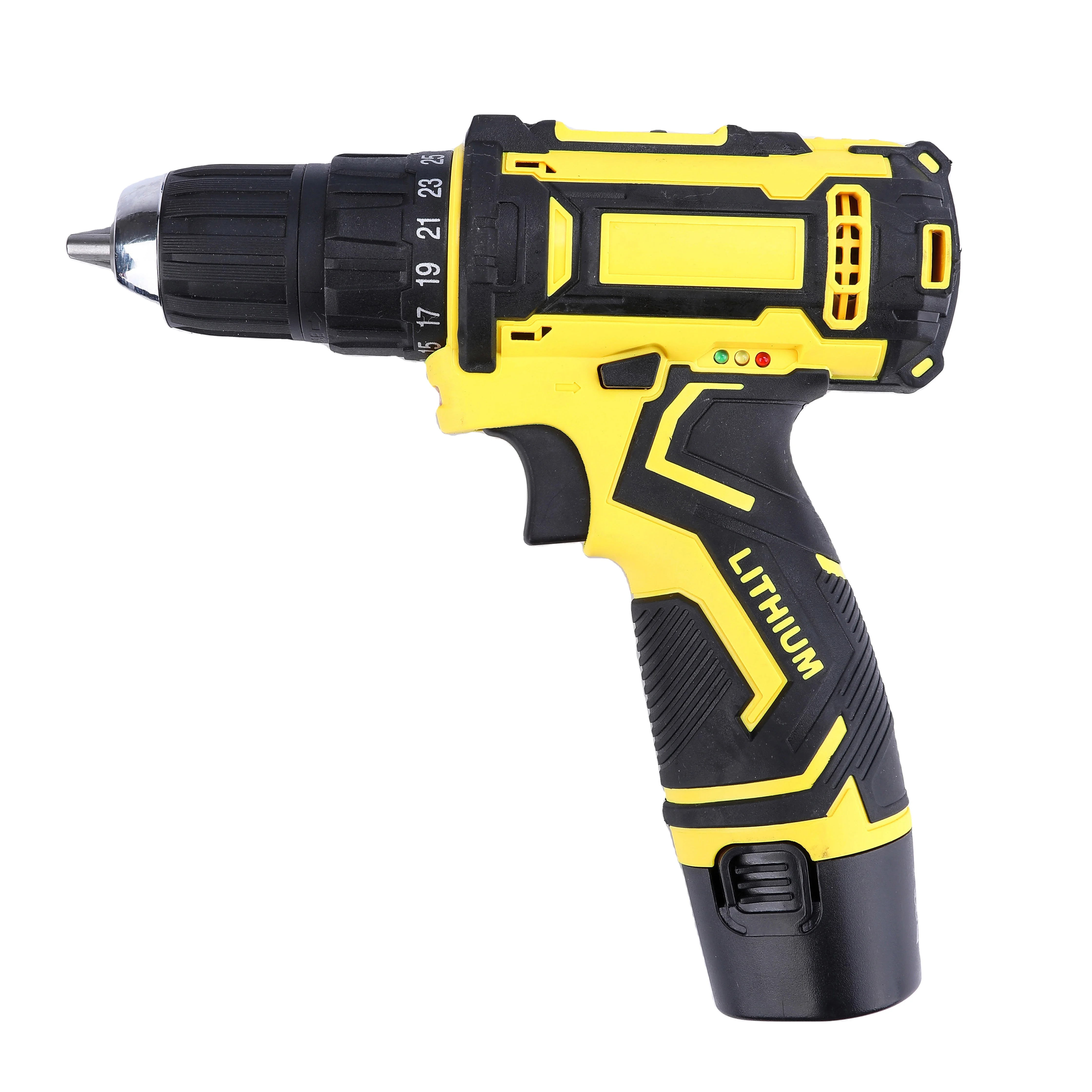 
Handheld Lithium Battery Electric Drill Rechargeable Screwdriver Drilling Mounting Screws Electric Drill Home DIY Power Tools 