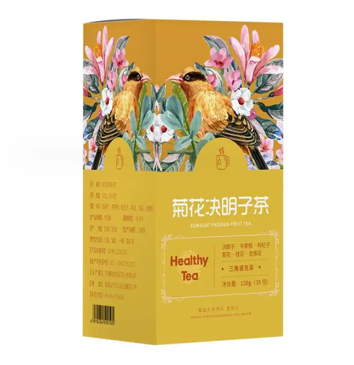 Chinese Natual Herbal Liver cleanser Detox Tea chrysanthemum gojiberry osmanthus tea good for eyes