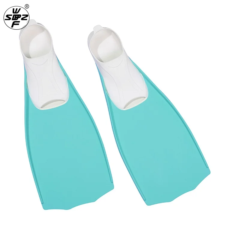 High Quality Comfortable Soft Full Foot Training Scuba Diving Fins OEM/ODM Flexible Rubber Diving Fin