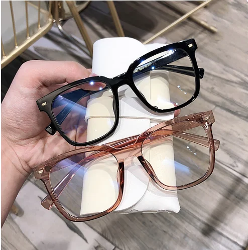 18017 Promotional Trendy Designer Women Men Oversized Optical Frames Anti-blue Blue Light Blocking Glasses
