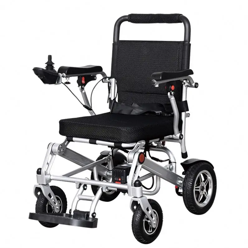 Lightweight Power Electric Wheelchair Drive Kit Folding E-wheelchair With Wheels for Disabled