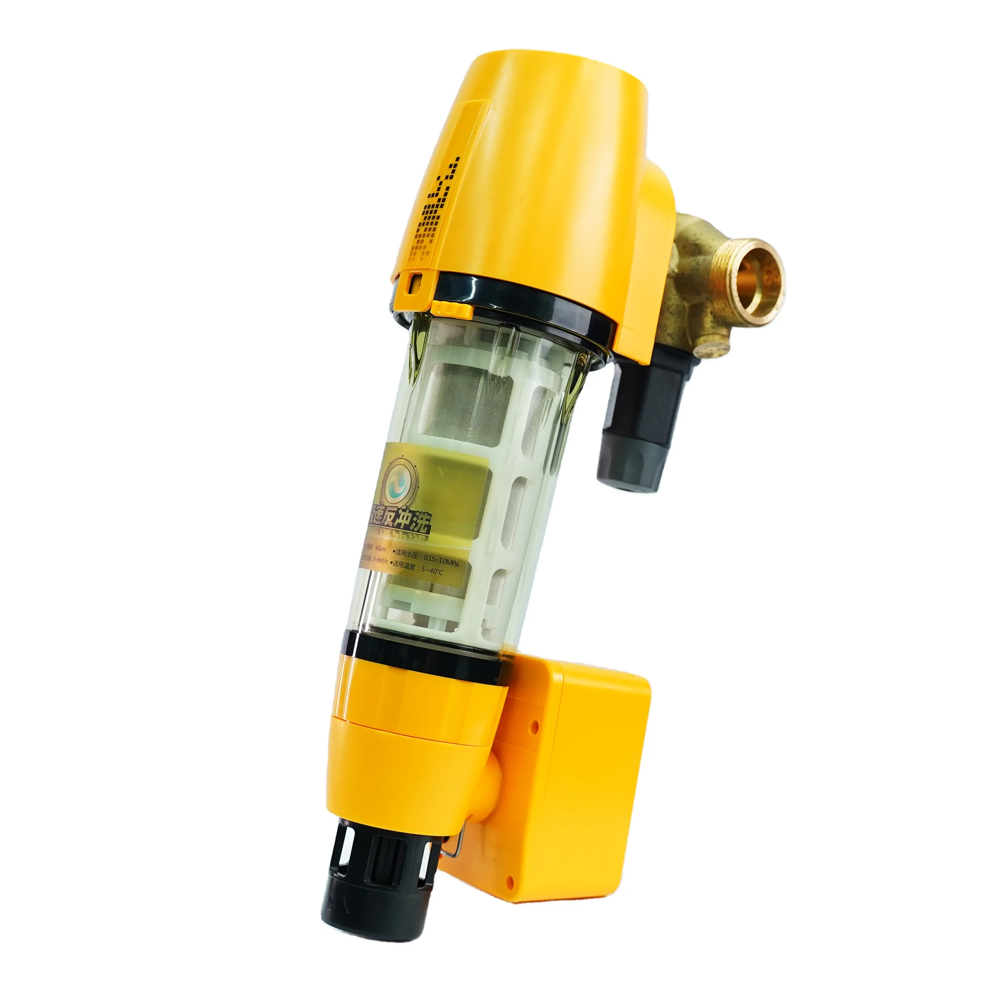 1' FNPT Auto Flushing Module With Screen Spin Down Sediment Water Filter