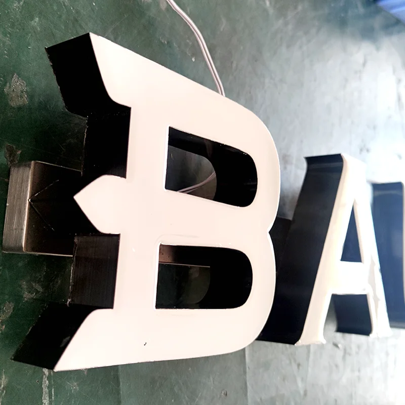 Наружная Вывеска настенные буквы с подсветкой светодиодная подсветка 3D вывеска буква канала фруктовый магазин эпоксидная смола Арабские знак