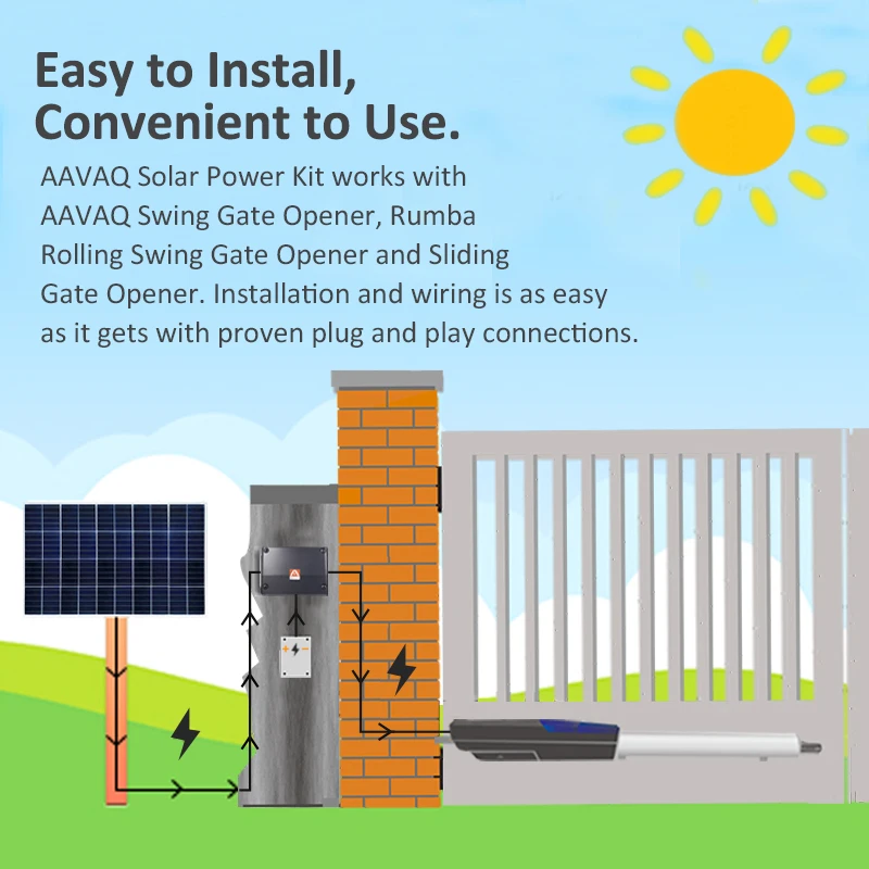 AAVAQ PK Series actuators gate opener smart gate opener swing gate opener