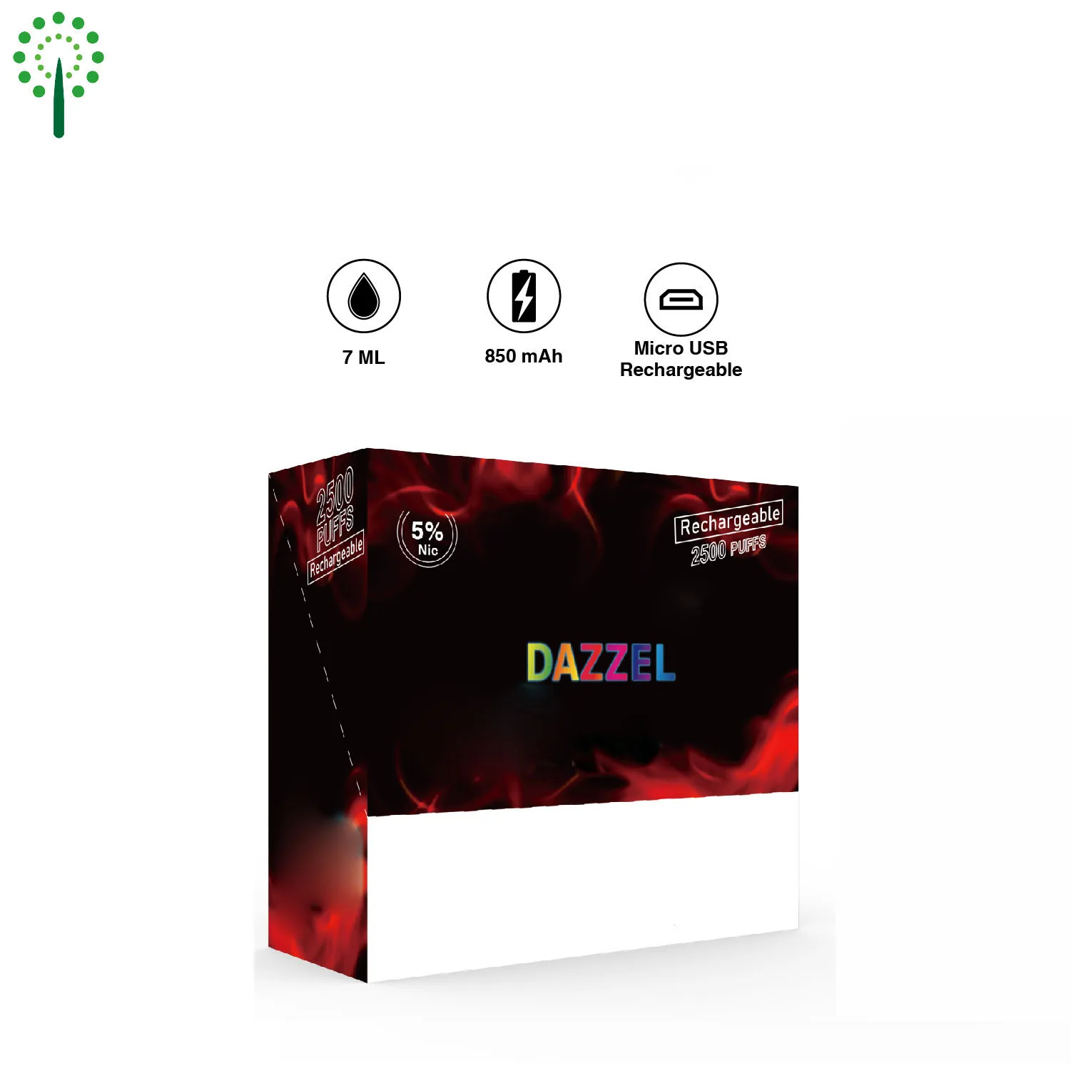 
New Arrival vape pen chain LED light vape pen flash disposable vape with custom packaging Glowing e-cigarette 