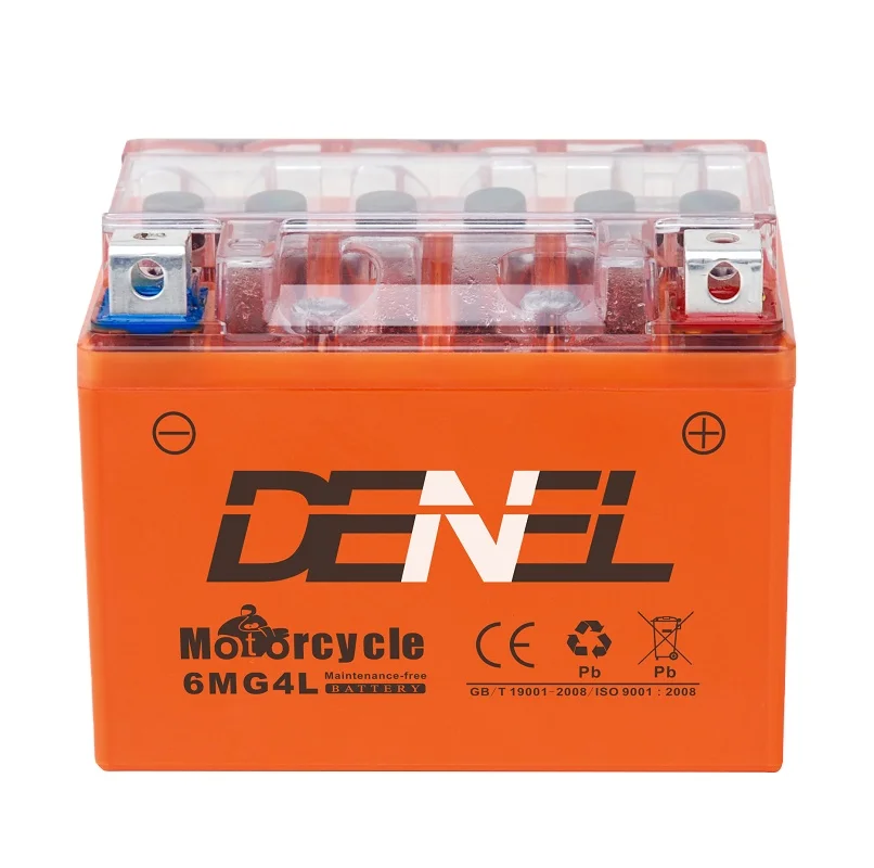 4 lb motorcycle battery supplier battery mf superior gel battery 6MG4L