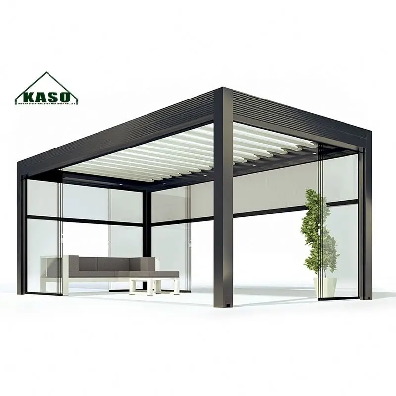 Modern Waterproof Aluminum Balcony Arches Arbours Pergolas Garden Furniture Outdoor