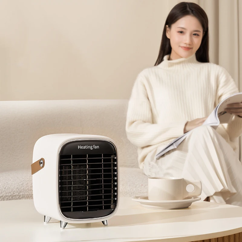 Amazon Hot Selling Winter 900w Ptc Ceramic Mini Portable Electric Heater Fan For Home Room Office