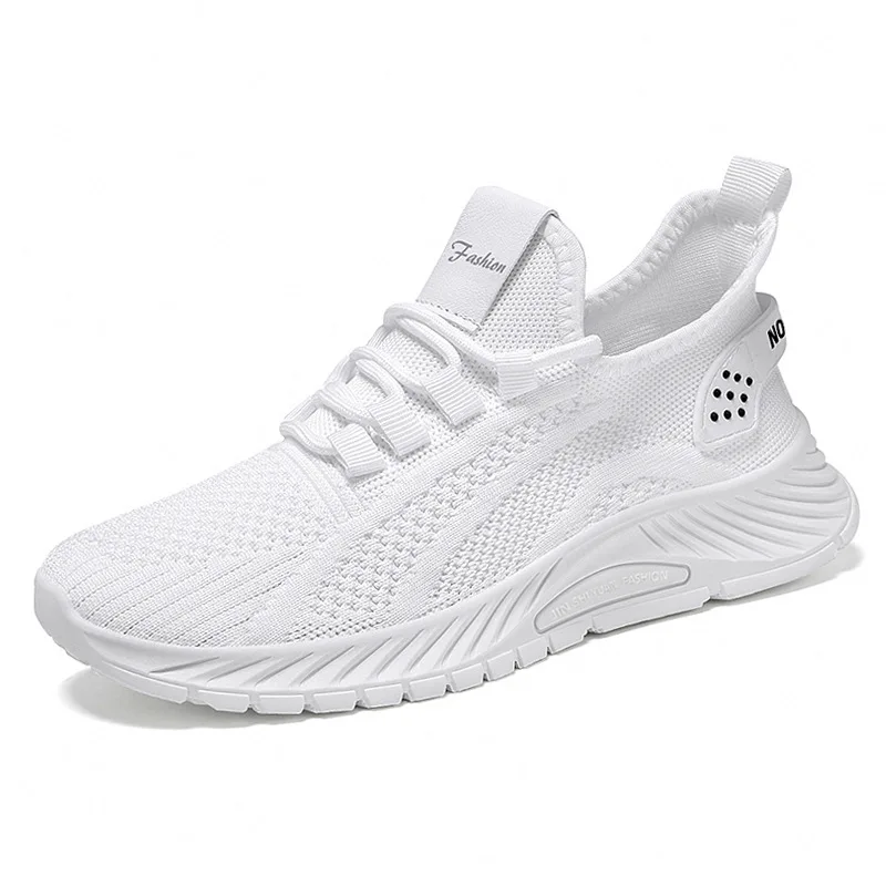 Cheap Wholesale factory in China Light trendy casual sport shoes women sneakers knit soft upper walking style shoes