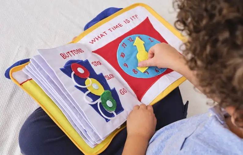 My Quiet Book By My Growing Season - Interactive Cloth Busy Book Toddlers Preschool