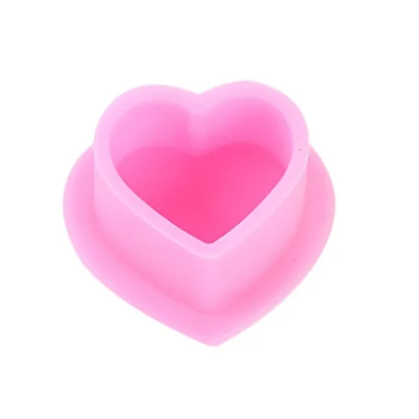 Splash-Proof Biodegradable Love-Shaped Tattoo Pigment Cup Silicone Tattoo Pigment Soft Cup Tattoo Pigment Cup