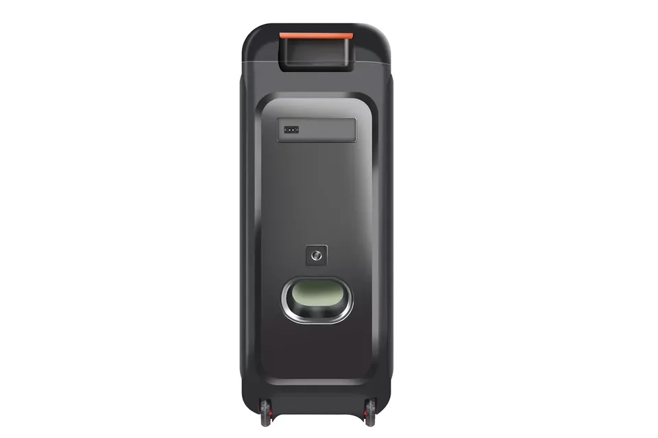 2023 Large Size Outdoor DJ Speaker Dual 12 Inch Powerful Audio Box 120W Portable Bluetooth Wireless Speakers with LED Light