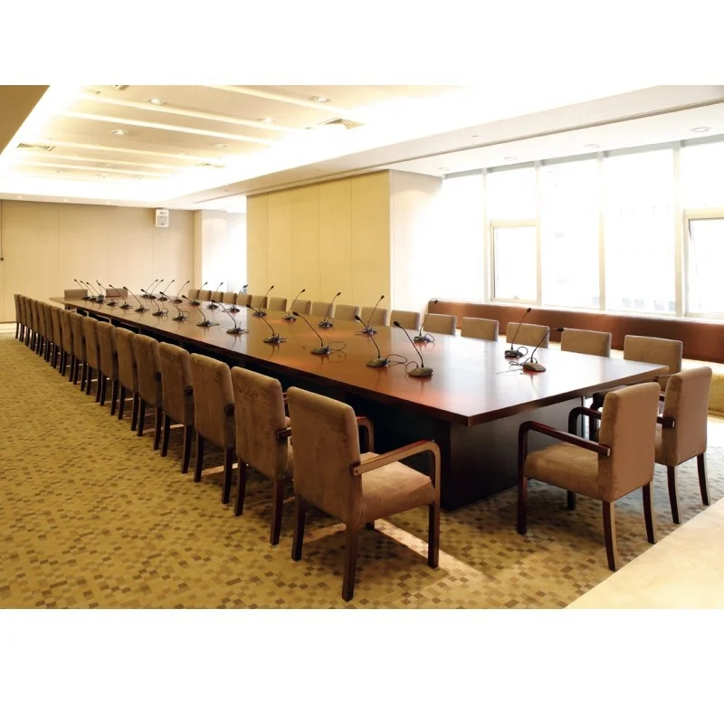 furniture project high qualityboardroom mdf material multi-person seater sectional meeting table