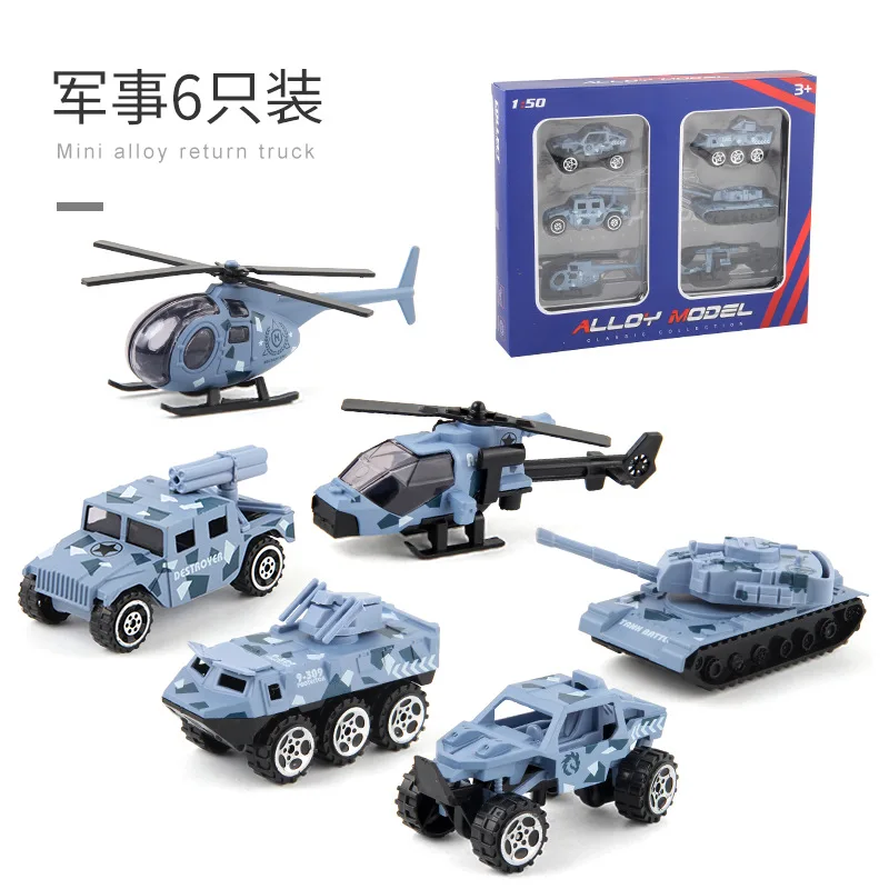 Amazon hot selling 1 50 scales metal bus models pull back alloy military cars die cast police cars for kids
