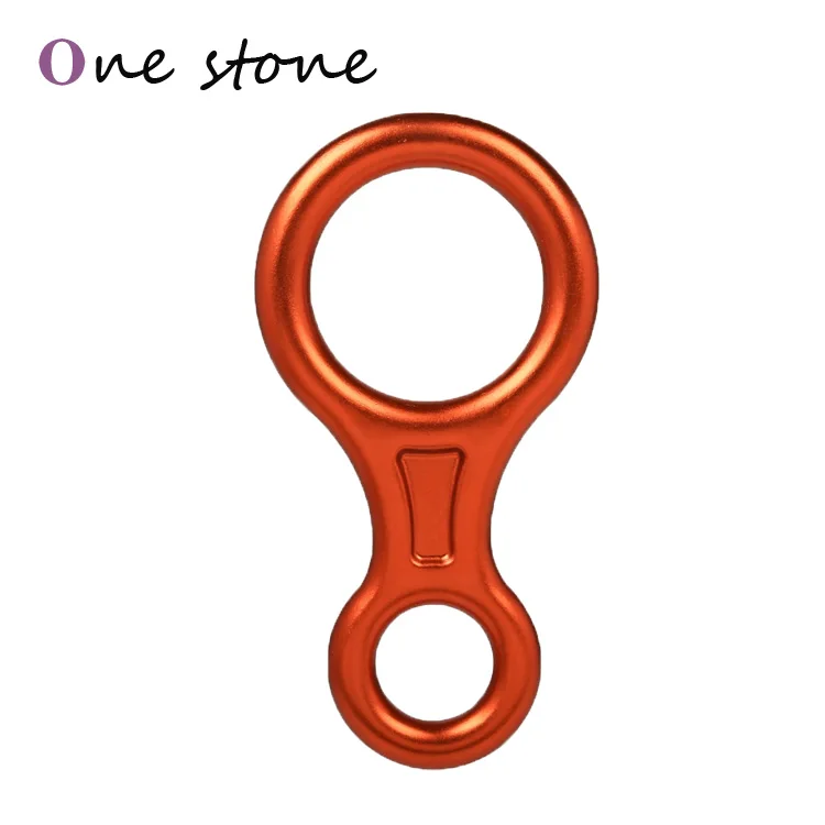 45kN aluminum rescue figure 8 descender for climbing  3 buyers