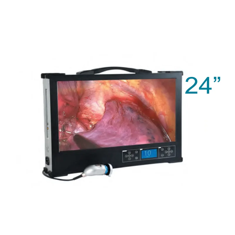 Medical 24inch 4 in one Portable  laparoscopy cystoscope Endoscope  camera system  for rigid or  Flexible endoscopy