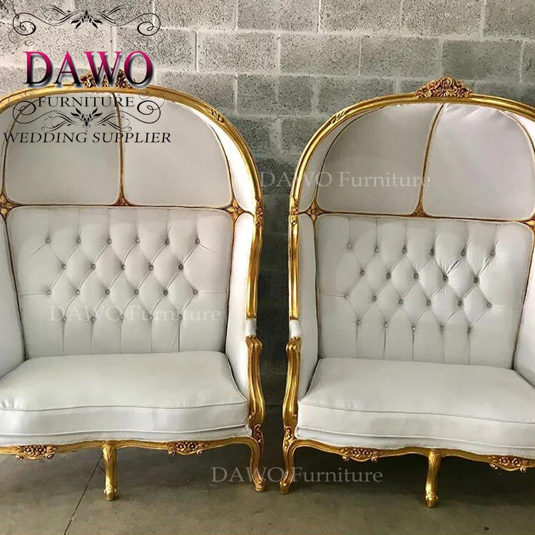 Bride and groom wedding sofa cheap high back chairs