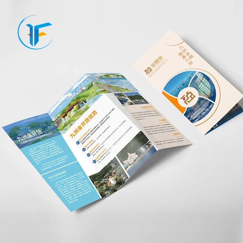 unique perfume brochure printing customized accordion fold brochure printing