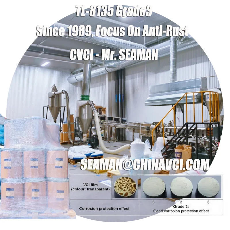 Volatile Corrosion Inhibitor VCI Masterbatch Additive, Vapor corrosion inhibitor additive masterbatch, VCI Stretch Film Resin