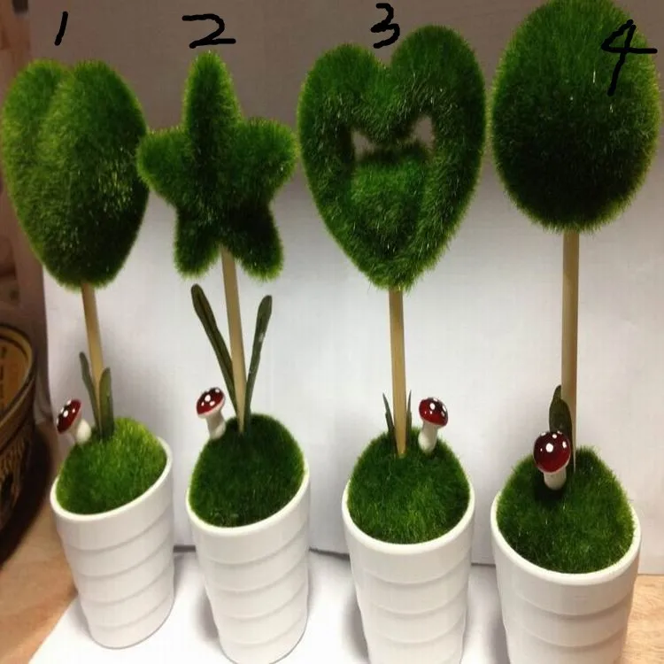 
Hanturf Green Artificial Grass Animals handmade flocking crafts 