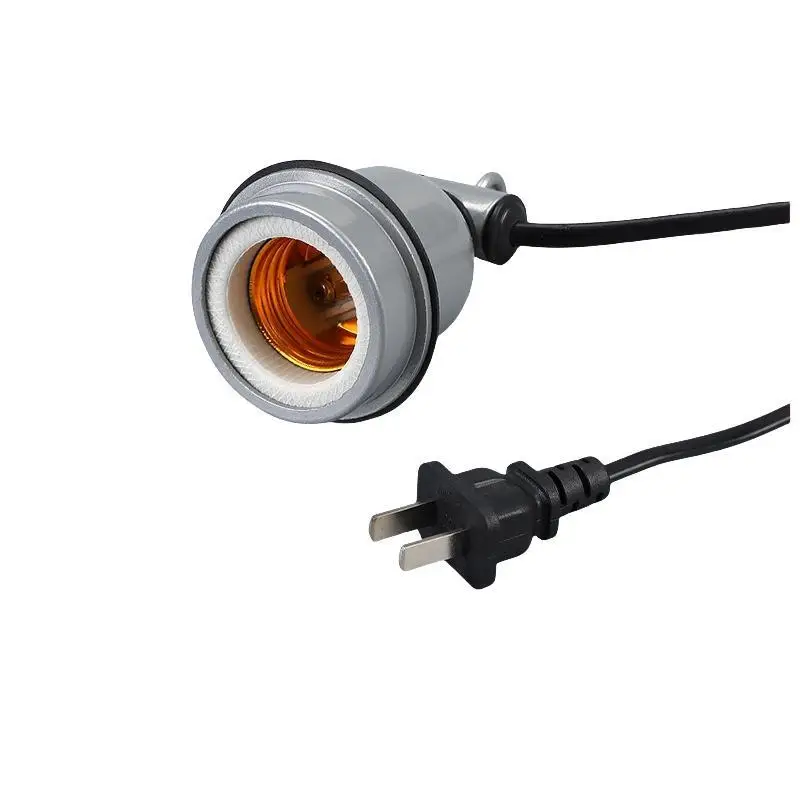 Hot sale ceramic lamp holder Thermal insulation E27 screw Suspended lamp holder with switch