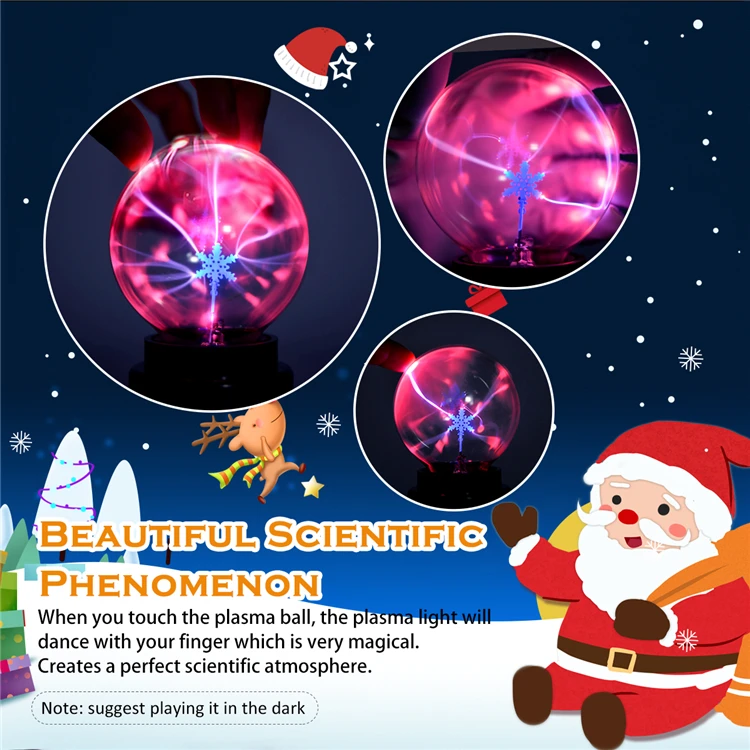 Creative Magic Plasma Ball Touch Sensitive Gift Lamp Light