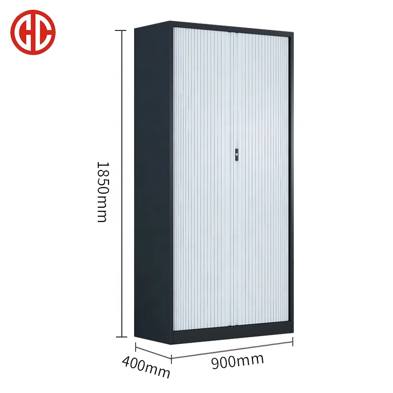 2 roller shutter door office filing cabinet gray tambour door office filing cabinet Rolling shutter door office cabinet