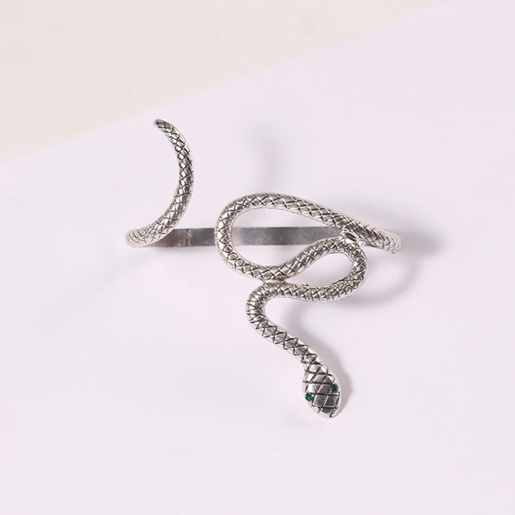 Wholesale custom personality retro animal Palm bracelet bangle punk zodiac snake bracelet accessories female